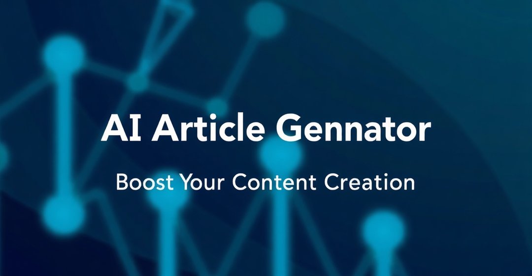AI article generator
