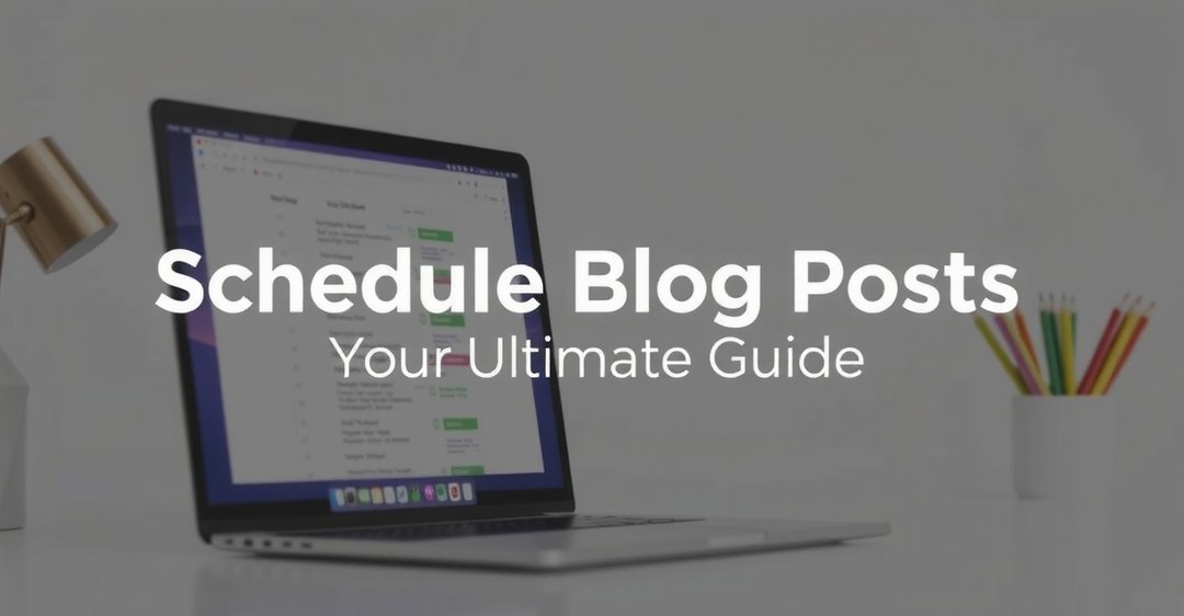 schedule blog posts